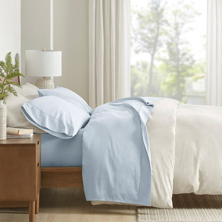 Clean Spaces 300TC BCI Cotton 300TC BCI Cotton Sheet Set - Blue - King Size