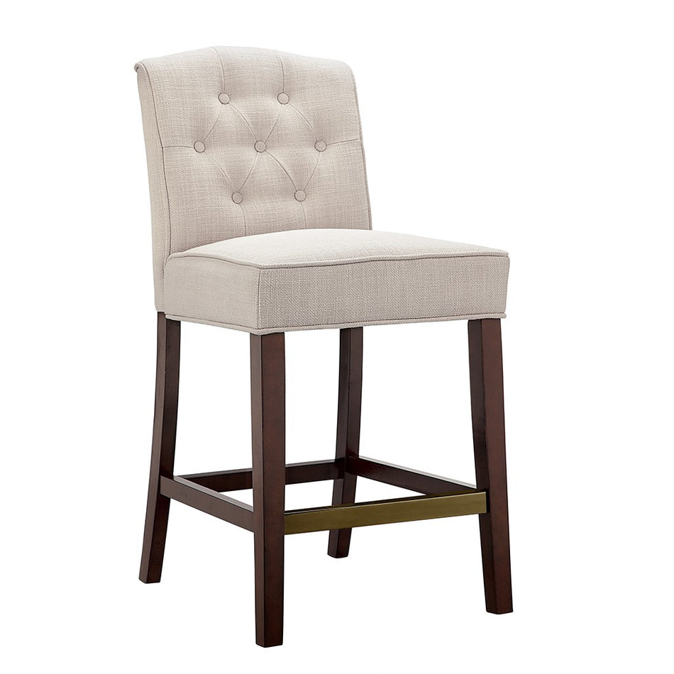 Marian Tufted Counter Stool - Tan