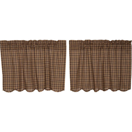 Oak & Asher Prescott Tier Scalloped Set of 2 L24xW36 By VHC Brands