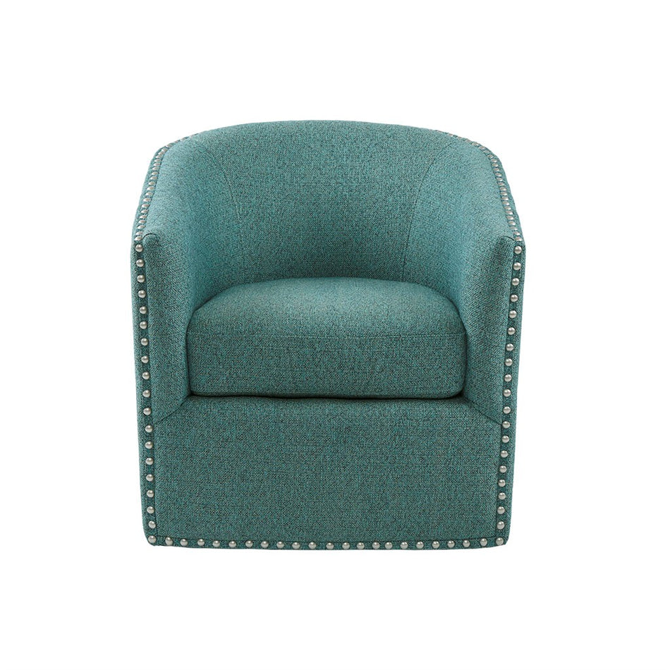 Tyler Swivel Chair - Teal Multi