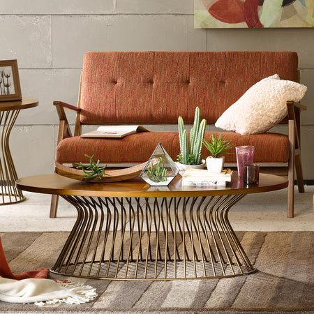 INK+IVY Mercer Coffee Table - Bronze 