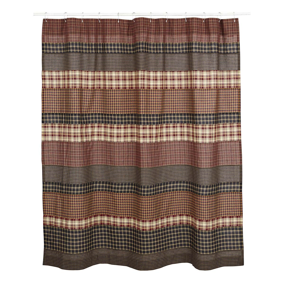 Oak & Asher Beckham Shower Curtain 72x72 By VHC Brands