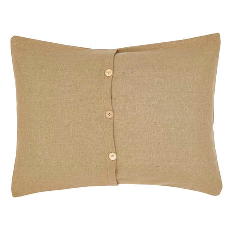 April & Olive Burlap Natural Standard Sham 21x27 By VHC Brands