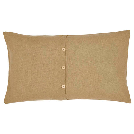 April & Olive Burlap Natural King Sham 21x37 By VHC Brands