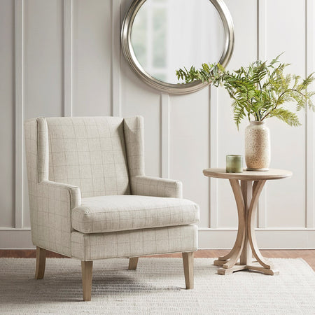 Martha Stewart Decker Accent Armchair - Beige 