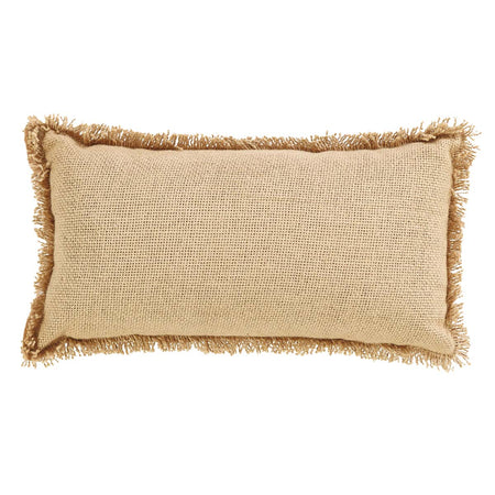 Seasons Crest Snowflake Burlap Natural Pillow If Kisses..Snowflakes Set of 2 7x13 By VHC Brands