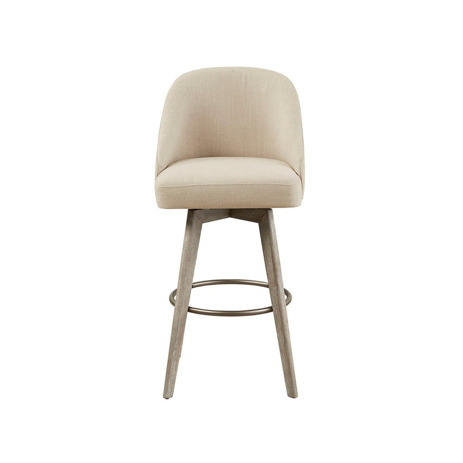 Pearce Bar Stool with Swivel Seat - Sand