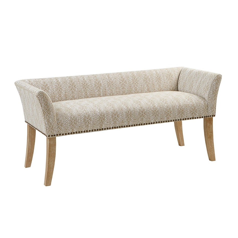 Welburn Accent Bench - Taupe Multi