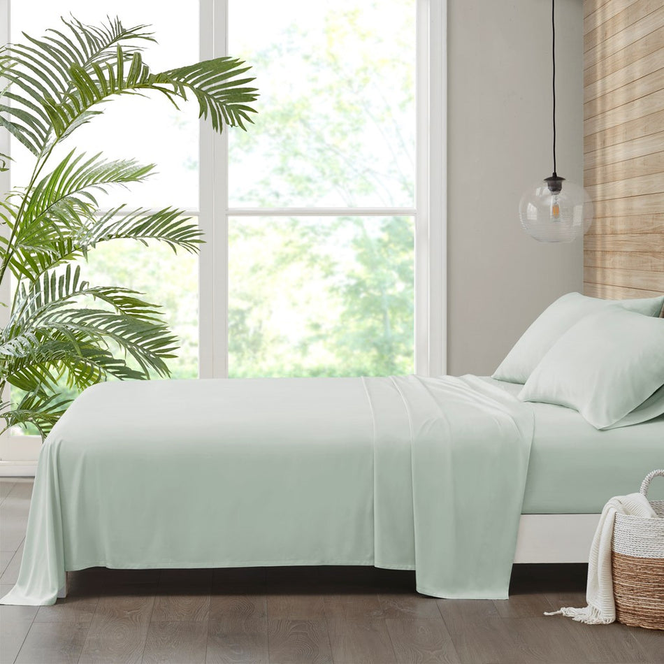 Tencel Polyester Blend Sheet Set - Sage - Full Size