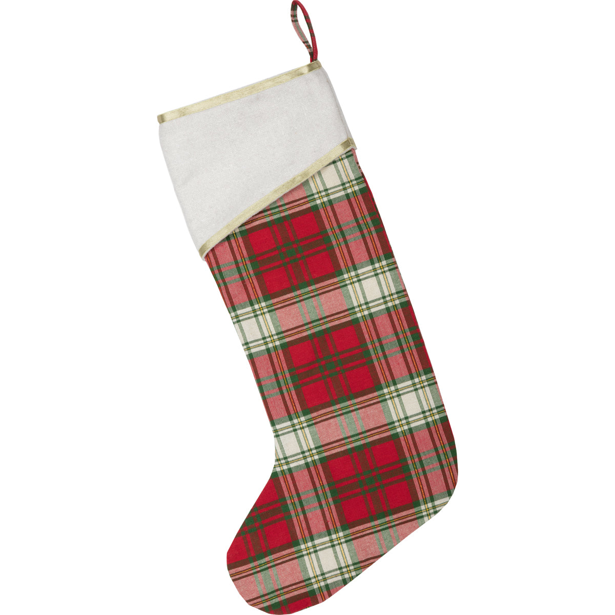 Seasons Crest HO HO Holiday Stocking 11x20 By VHC Brands