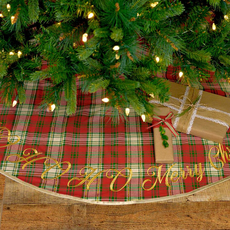 HO HO Holiday Tree Skirt 48