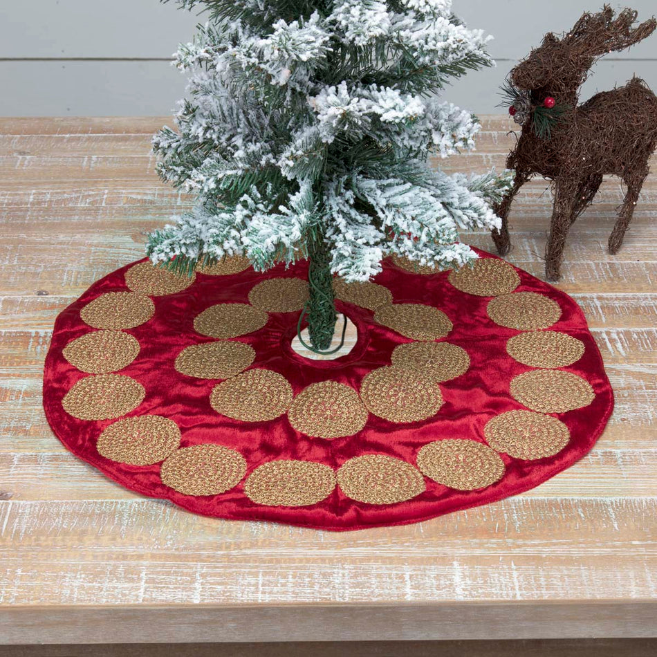 Memories Red Mini Tree Skirt 21