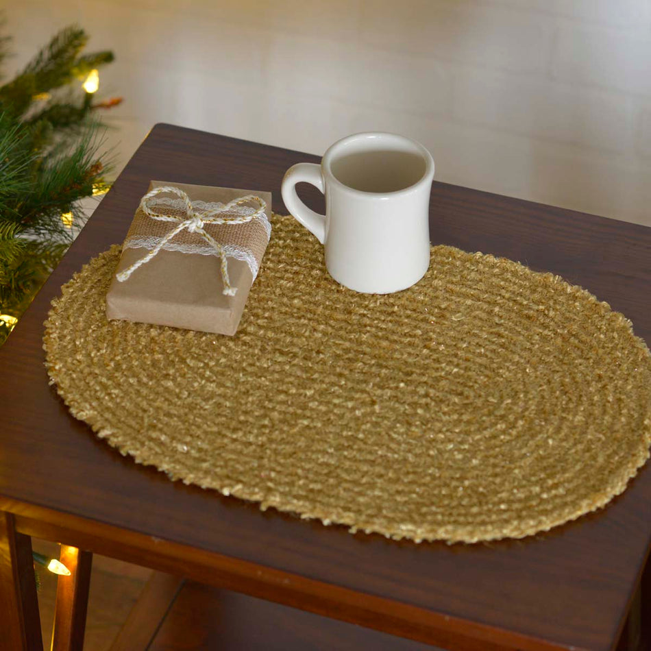 Dyani Gold Placemat Set of 6 12x18