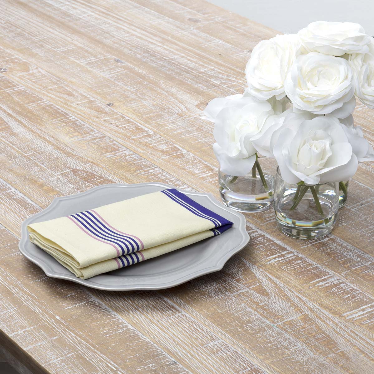 April & Olive Cadence Napkin Set of 6 18x18 By VHC Brands