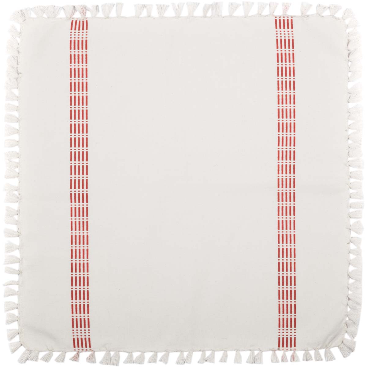 April & Olive Madeline Red Napkin Set of 6 18x18 By VHC Brands