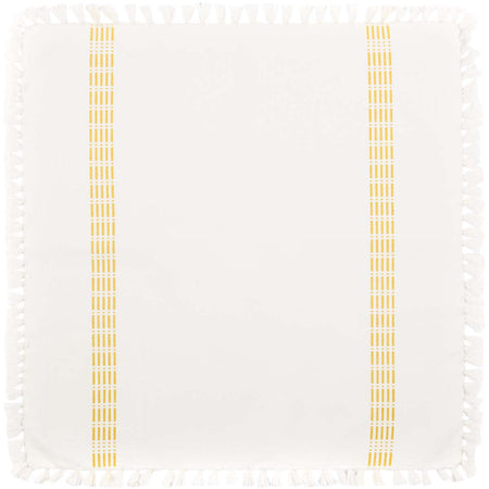 April & Olive Madeline Yellow Napkin Set of 6 18x18 By VHC Brands