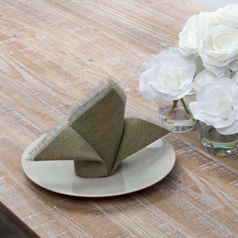 Jade Olive Napkin Set of 6 18x18