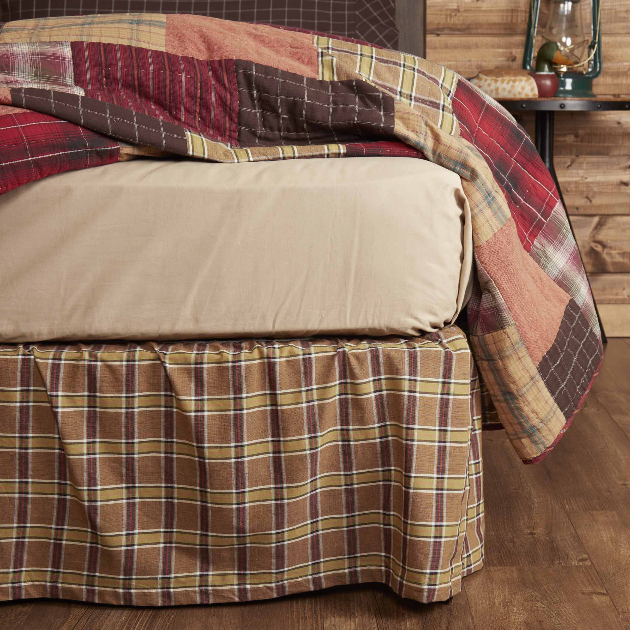 Oak & Asher Wyatt Twin Bed Skirt 39x76x16 By VHC Brands