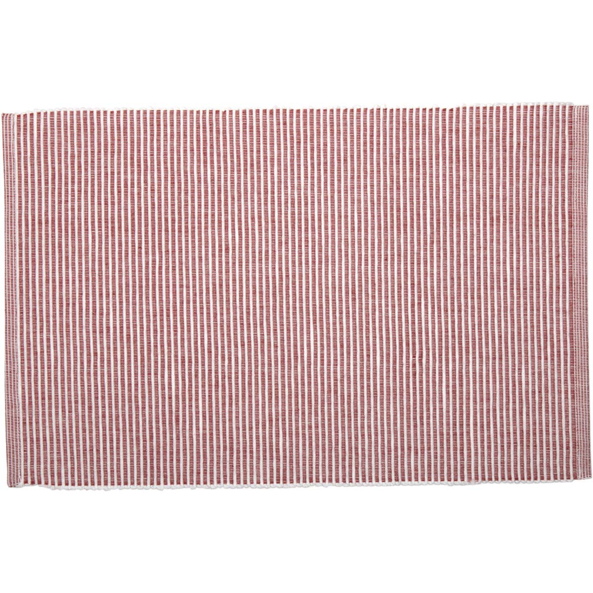 April & Olive Ashton Rust Ribbed Placemat Set of 6 12x18 By VHC Brands