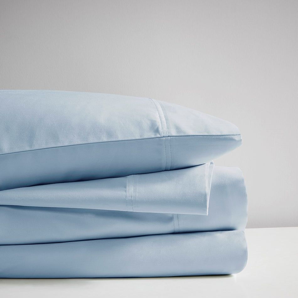 Rayon From Bamboo 4PC Sheet Set - Blue - Cal King Size