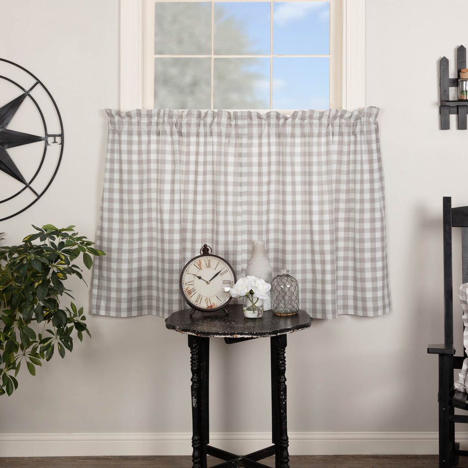 Annie Buffalo Grey Check Tier Set of 2 L36xW36