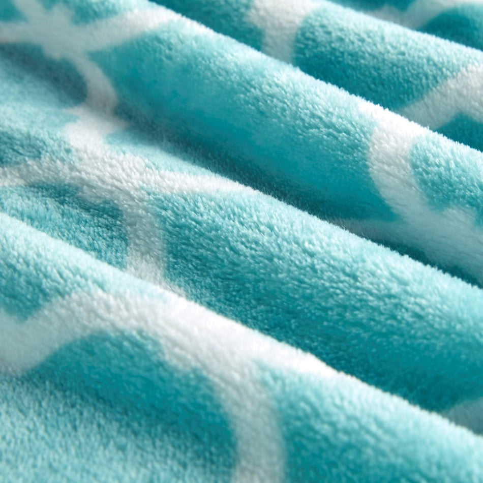 Ogee Oversized Throw - Aqua - 60x70"