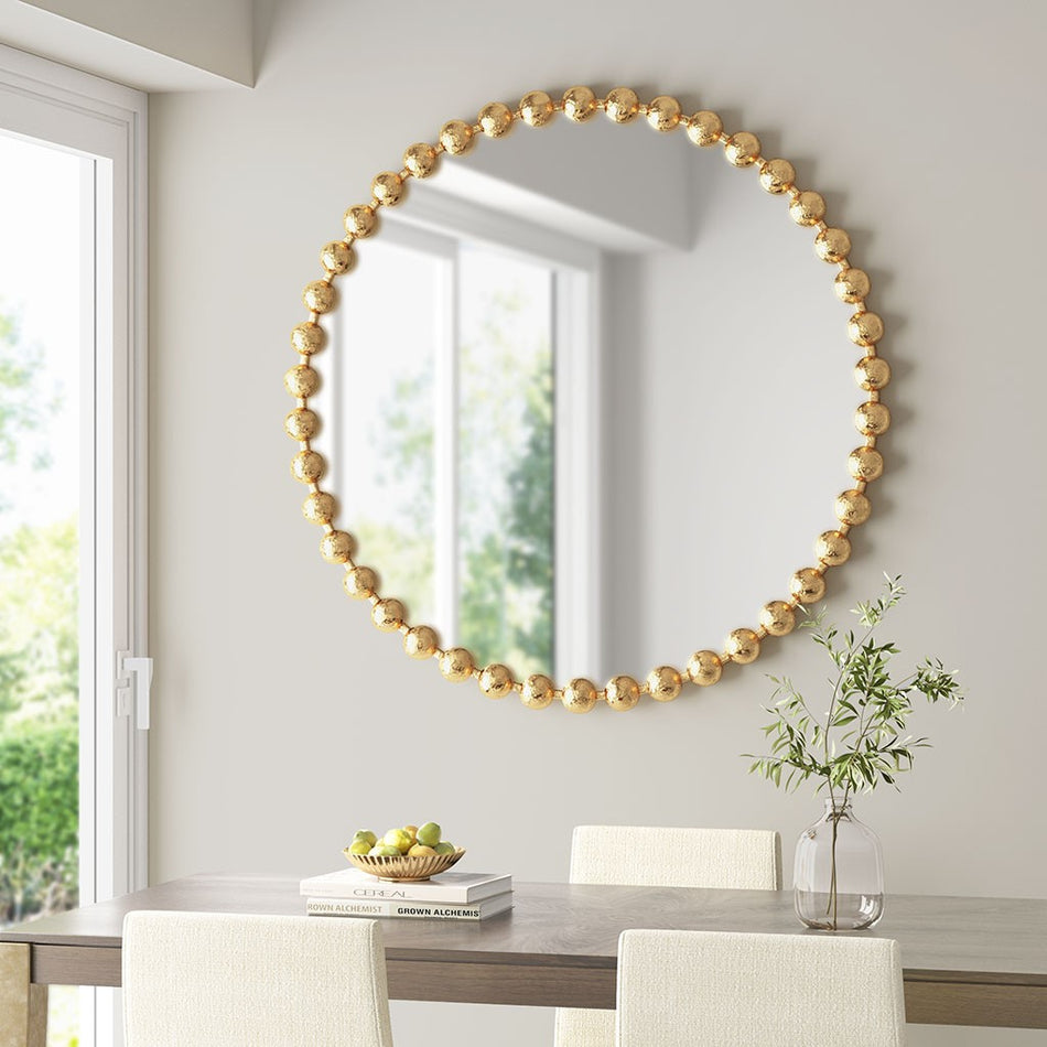 Marlowe Round Wall Decor Mirror - Gold - 36" Dia