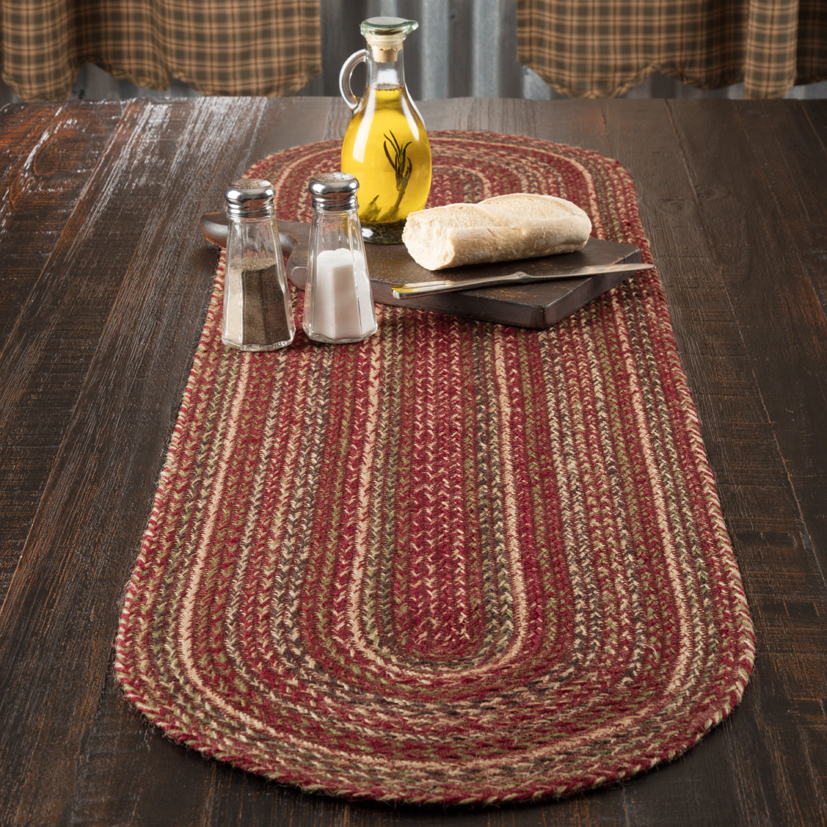 Mayflower Market Cider Mill Jute Runner 13x48 By VHC Brands