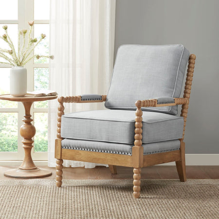 Madison Park Donohue Accent chair - Light Blue 