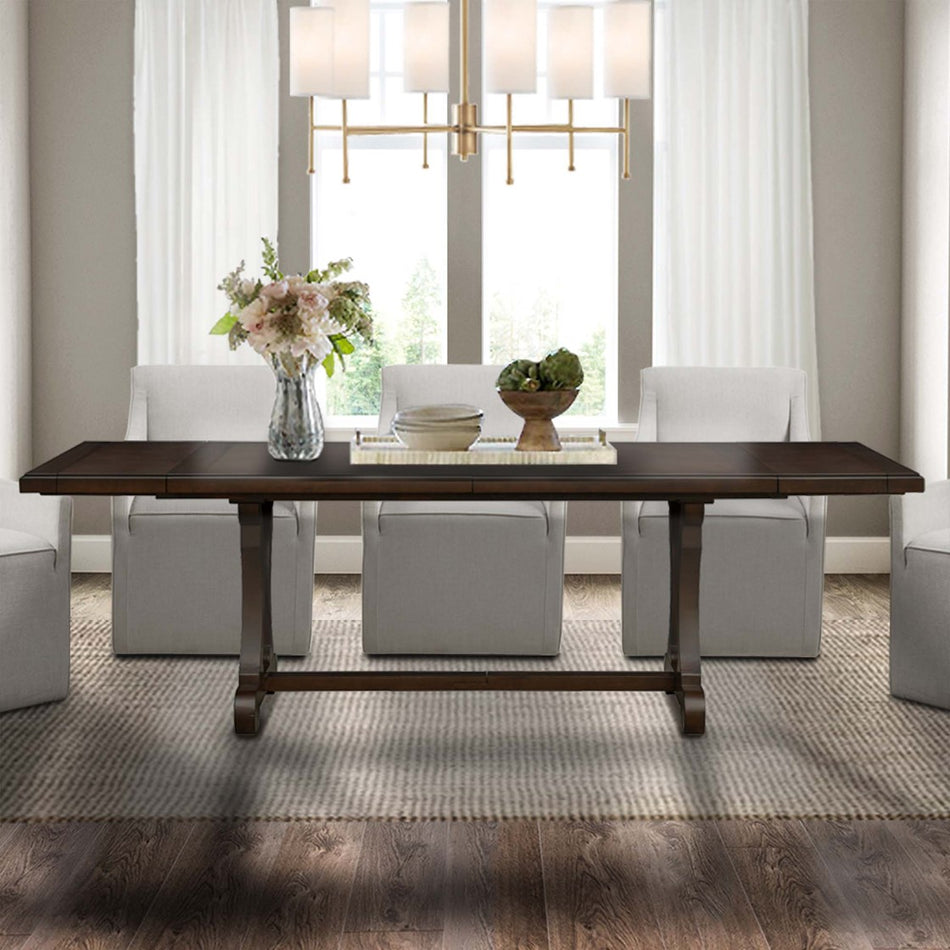 Madison Park Weston Rectangle Extension Dining Table - Brown  Shop Online & Save - expresshomedirectr.com