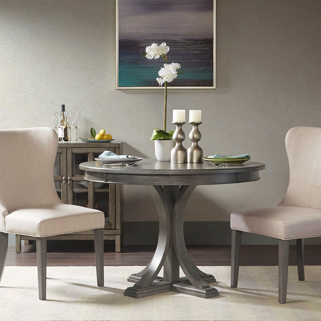 Madison Park Signature Helena Round Dining Table - Grey 