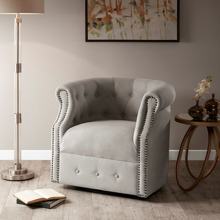 Madison Park Owen Swivel Chair - Beige 