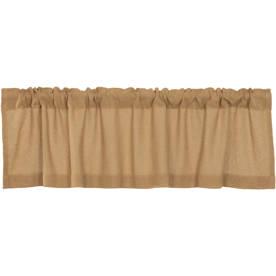 April & Olive Burlap Natural Valance 16x60 By VHC Brands