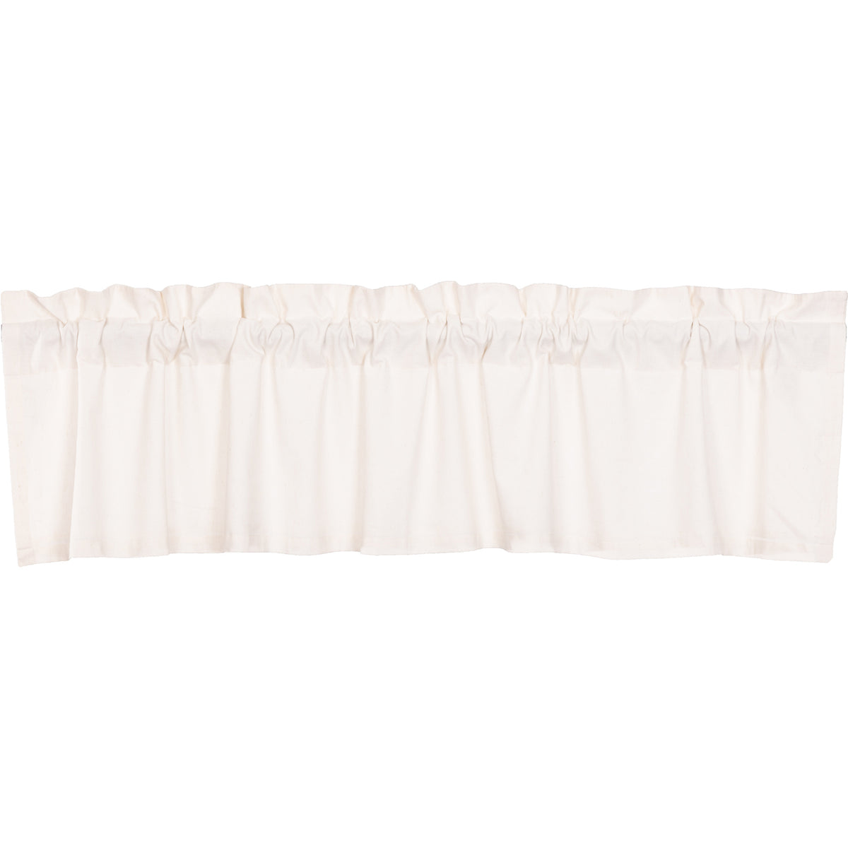 April & Olive Simple Life Flax Antique White Valance 16x72 By VHC Brands