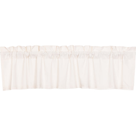 April & Olive Simple Life Flax Antique White Valance 16x72 By VHC Brands