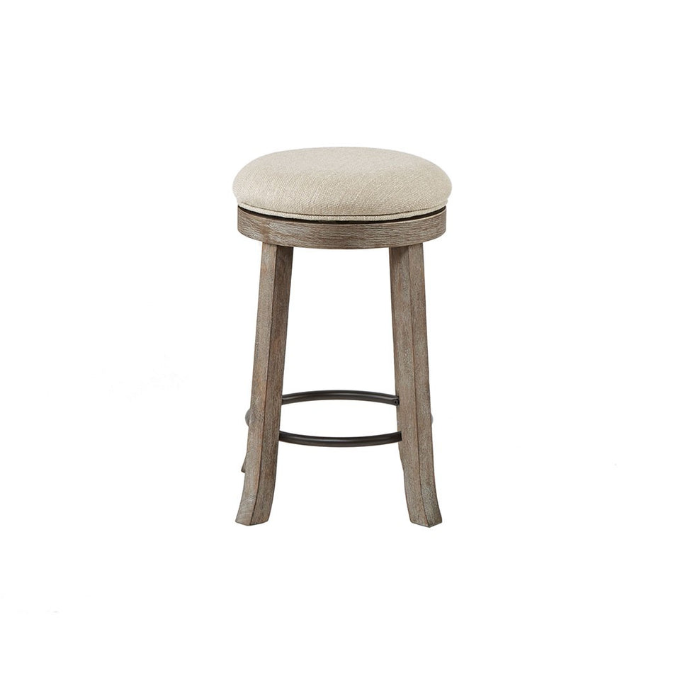 Oaktown Swivel Counter Stool - Cream / Reclaimed Grey