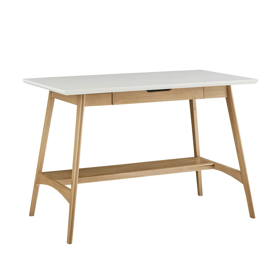 Parker Desk - Off White / Natural