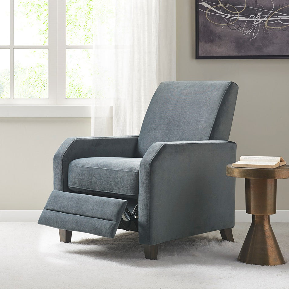 Madison Park Kimble Upholstered Recliner - Gray 