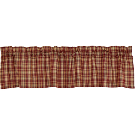 Oak & Asher Beckham Plaid Valance 16x72 By VHC Brands