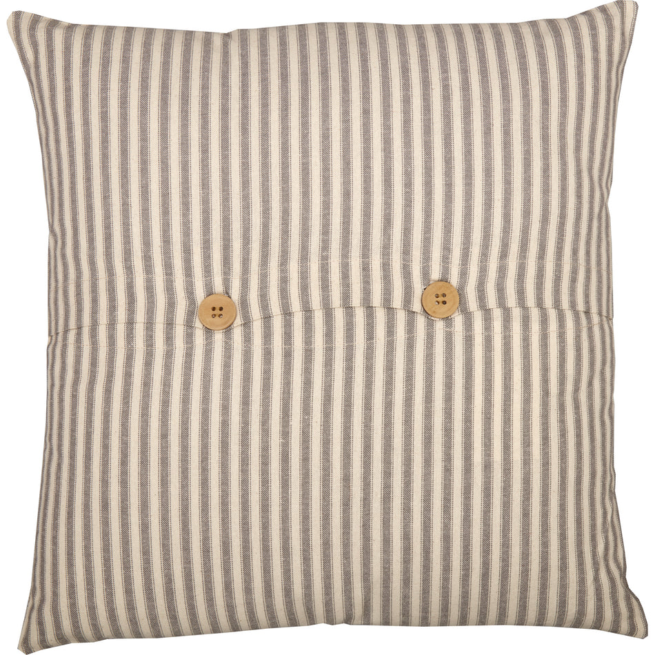 April & Olive Grace Ticking Stripe Pillow 18x18 By VHC Brands