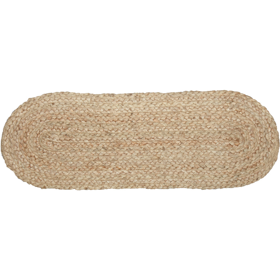 April & Olive Natural Jute Runner 8x24 By VHC Brands