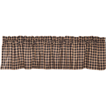 Mayflower Market Bingham Star Valance Plaid 16x72 By VHC Brands