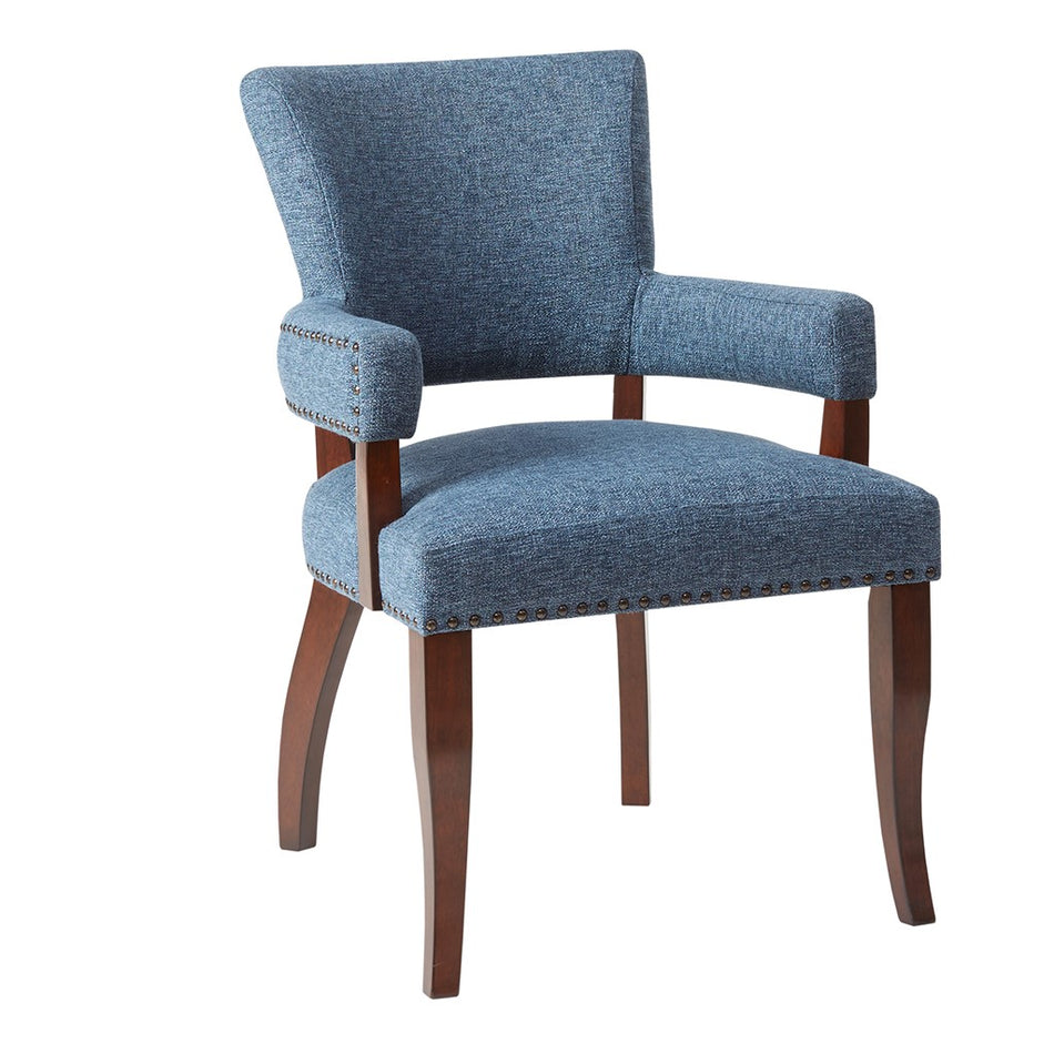 Dawson Arm Dining Chair - Blue