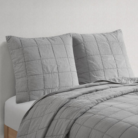 Croscill Casual Gema European Pillow Sham - Grey  - 26x26" Shop Online & Save - expresshomedirectr.com