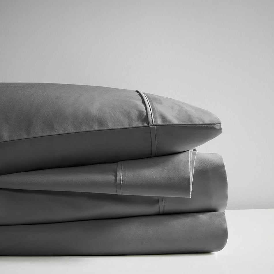 600 Thread Count Pima Cotton Sheet Set - Grey - King Size