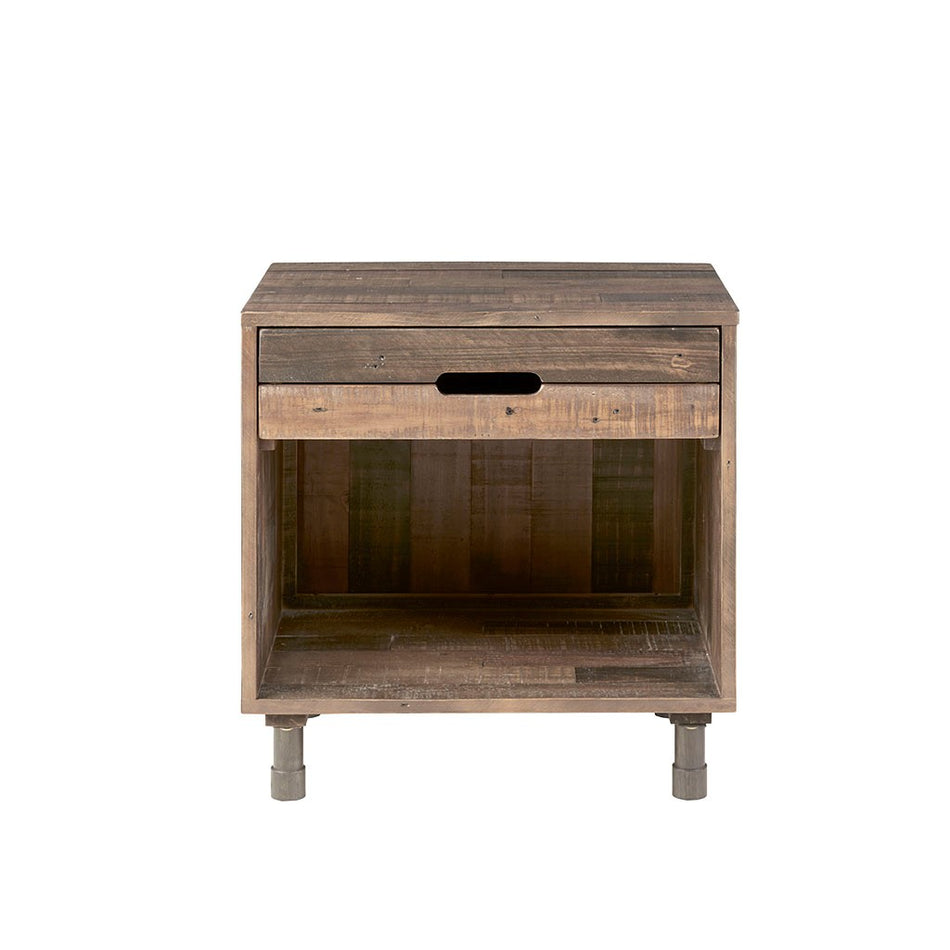 Renu Solid Wood Nightstand - Natural