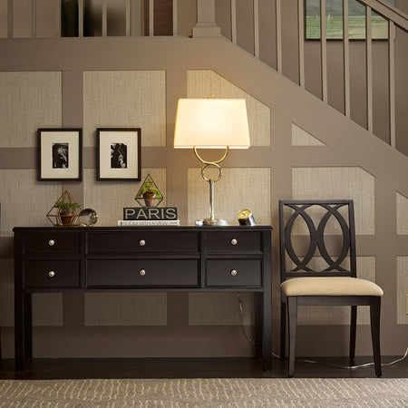 Madison Park Signature Madison Console Table - Ebony 