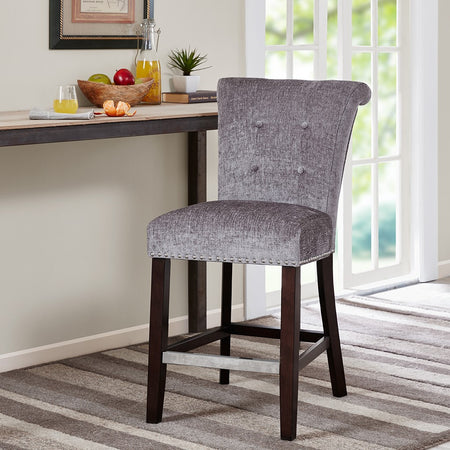 Madison Park Colfax Counter Stool - Grey 