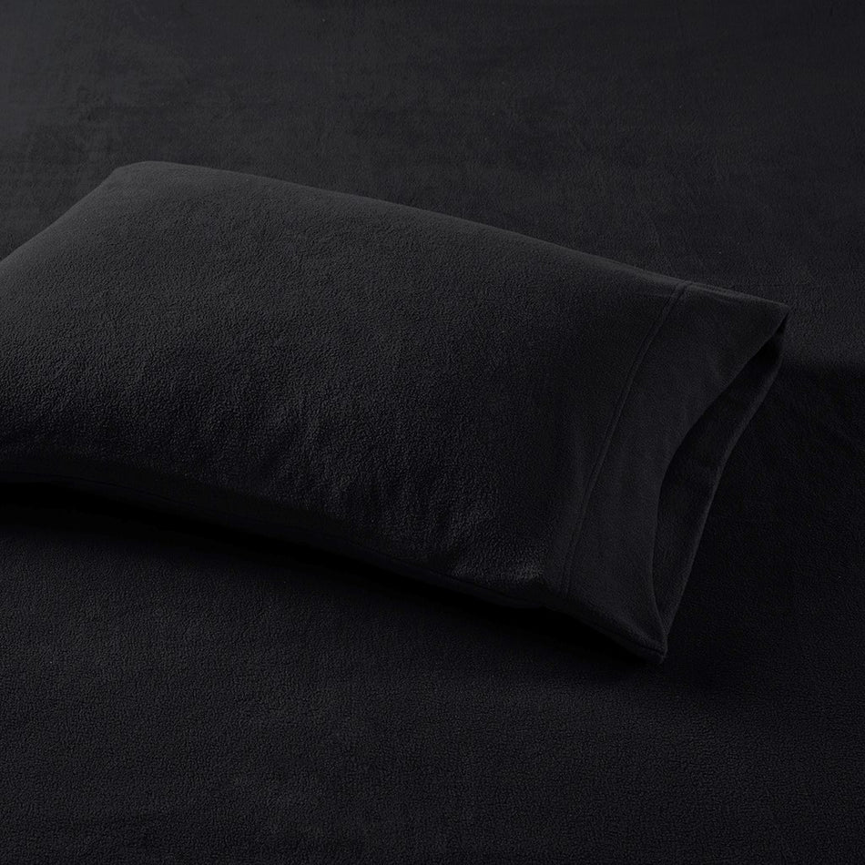 Micro Fleece Sheet Set - Black - Full Size