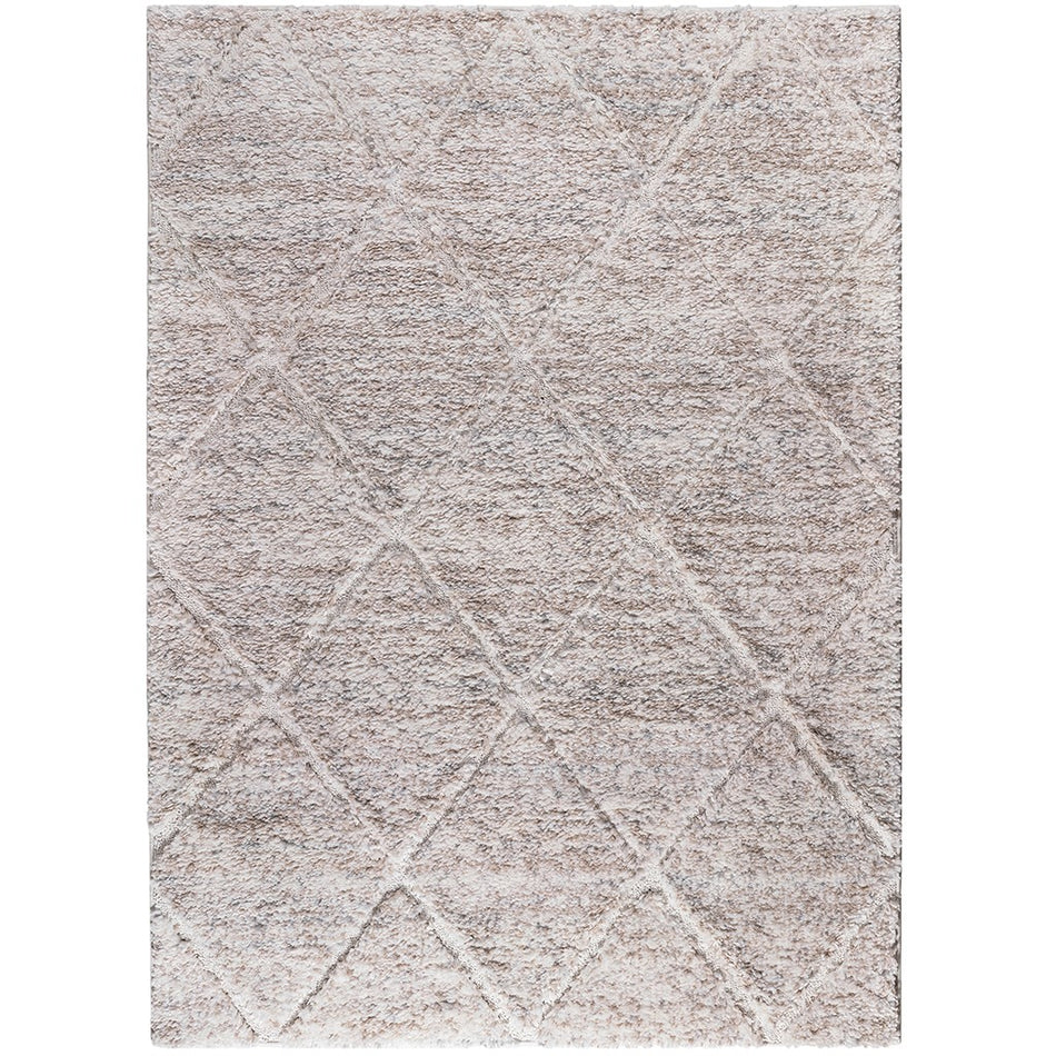 Sophie Talas Trellis Area Rug in Cream - Cream - 3x5' Scatter